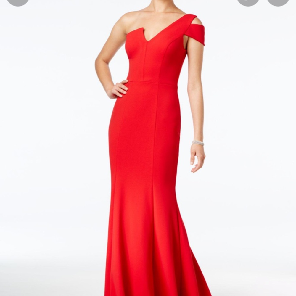 Red Betsy & Adam gown for sale.